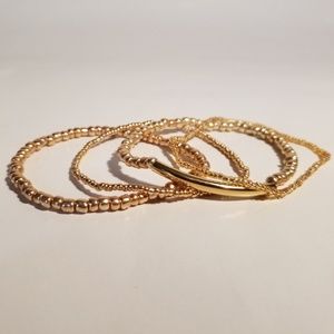 Gold Rush 2 Beaded Bracelet Set